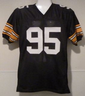 Greg Lloyd Autographed Signed Pittsburgh Steelers Black Size XL Jersey