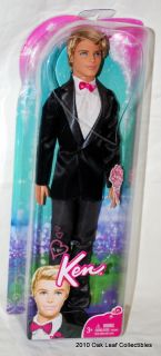 2011 Barbie Princess Bride Ken Groom Set in Stock