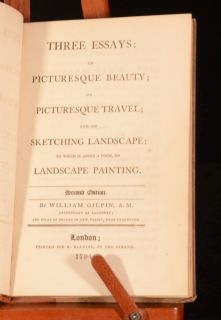  Essays on Picturesque Beauty William Gilpin Second Edition