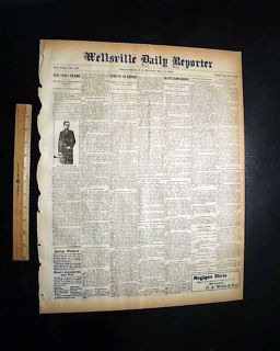 1902 Old Newspaper Goliad TX Texas San Antonio River Tornado Outbreak