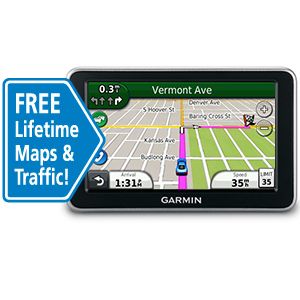  2360LMT 4 3 GPS w Lifetime Traffic US Canada Maps 010 00902 06