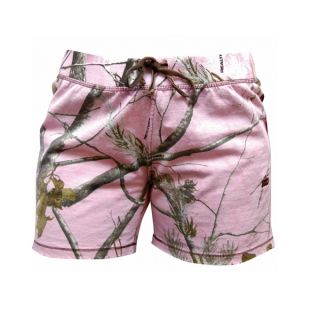 Realtree Girl AP Pink Camouflage Lounge Sport Shorts