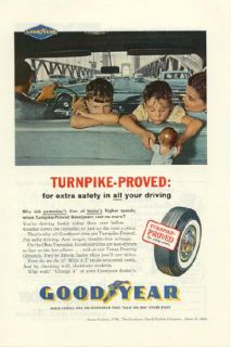 1961 Goodyear Tire General Electric Hamilton Watch 3 Vintage Print Ads