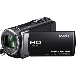 Sony HDR CX200 HD Handycam Digital Camcorder Black 027242842113