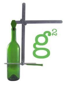 NEW G2 Bottle Cutter Generation Green Stained Glass Wine Bottles Jar