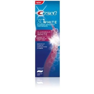 New 4 Tubes Crest 3D Glamorous White Vibrant Mint Toothpaste 4 1 Oz
