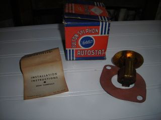 Ford 1937  1948 Thermostat and Gasket NOS by Fulton Sylphon Autostat