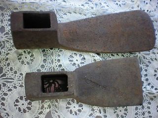 Vtg Woodworkers Adze Verona PA and Antique Grub Hoe