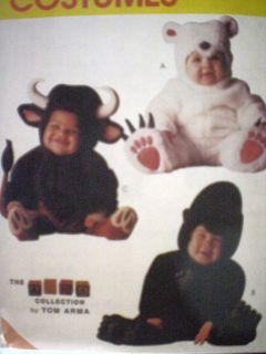  SEWING Pattern Toddler Infant Tom Arma Costume Gorilla 8451 Hallow