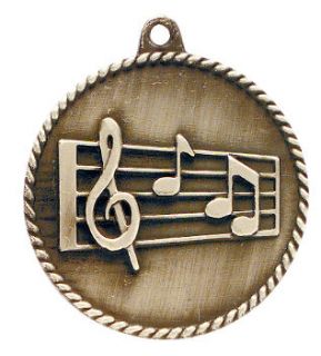 gold silver bronze music band medals w ribbon more