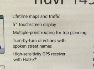  LMT Portable GPS Navigation System Lifetime Maps Traffic New