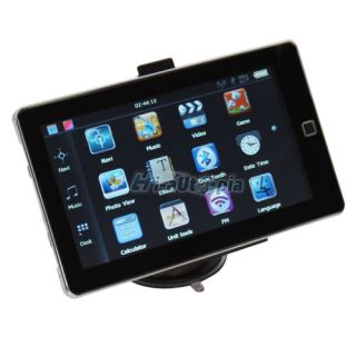 HD Touch Screen Car GPS Navigator Bluetooth TF Card with Avin MTK728