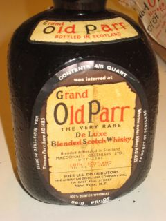 Grand Old Parr Very RARE Blended Scotch Whisky Unopened Bottle with
