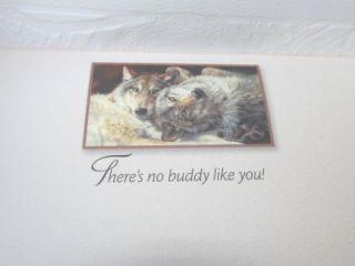  Greeting Card Gray Wolf Wolves Happy Nappers by Bonnie Marris