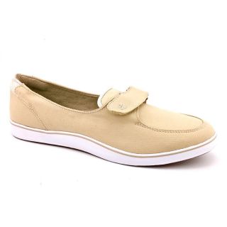 Grasshoppers Canyon Womens Size 12 Beige Wide Textile Loafers Shoes UK