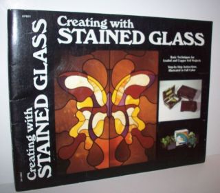 Creating with Stained Glass James Glick Pattern Instruction Book Vtg