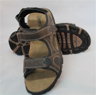 Coleman New Mens Brown Casual Velcro Sandals Shoes Sz 7 8 13 Ret $60 F