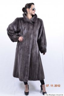Mink Fur Coat Nerzmantel Grey Grauer Nerz Nerzswinger Pelzmantel