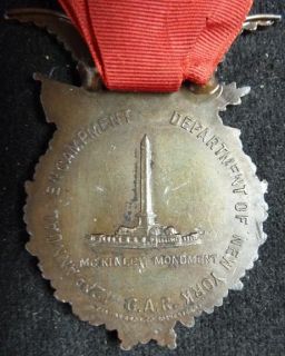 Civil War Gar State Encampment Medal New York 1908 