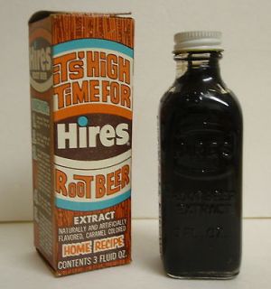 Hires Root Beer Extract, 3 oz. bottle in orignal box