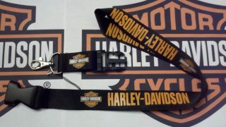 Harley Davidson Car Motorcycle Lanyard Keychain Holder Badge ID Phone