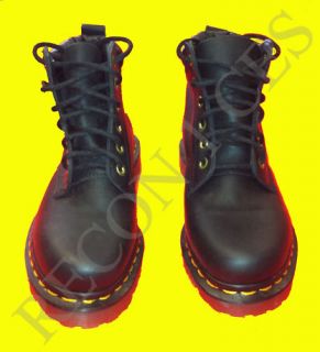 Dr Martens Black Greasy 939 Boots 6 Eyelet Size 4 US