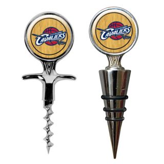 Great American Products NBA Cork Screw and Wine Bottle Topper Set