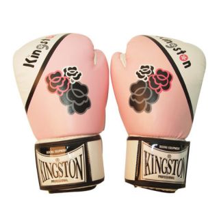   Boxing MMA Flower Gloves Pink Training glove kickboxing muaythai gym