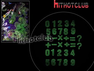 Glow in The Dark Numbers and Marks Stickers Kids 1355