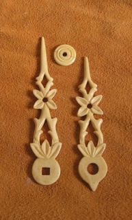 Large Hand Carved Bone Cuckoo Hands ~ Clock Parts