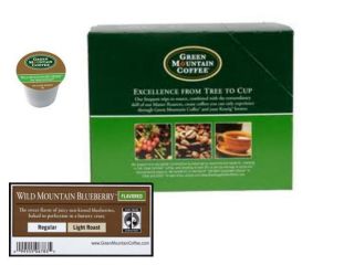 Green Mountain Coffee Wild Mountain Blueberry 24 Count K Cup Box
