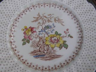 Vintage Royal Doulton Grantham Dinnerware Flower Plate
