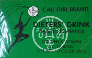  BOX CALI GIRL BRAND DIETERS TEA DETOX DIET HERBAL GREEN TEA SLIM LOSS