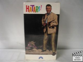 Hatari New VHS John Wayne Hardy Kruger Red Buttons 097360662931