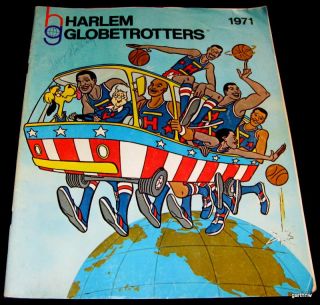 Harlem Globetrotters 1971 Official Program