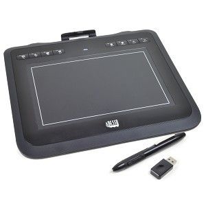  Cybertablet W10 8 x 5 Wireless Graphics Tablet w Cordless Pen