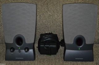 Dell Harman Kardon Black Computer Speaker Set with Power Adapter