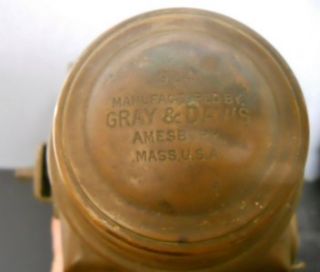 Brass Gray Davis Side Lights No 934 Model T Brass Era
