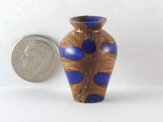 HW Miniature Turning Filled Banksia Pod Acrylic Hollow Vase