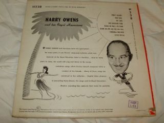 Harry Owens Hawaii H 238 10 Very RARE LP