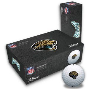  Jacksonville Jaguars Half Dozen Set of Logo NFL Golf Balls