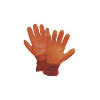 Wells Lamont Large Orange PVC Nylon And Foam Lined Cold Weather Gloves