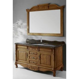Legion Furniture 59 Solid Oak Sink Vanity  