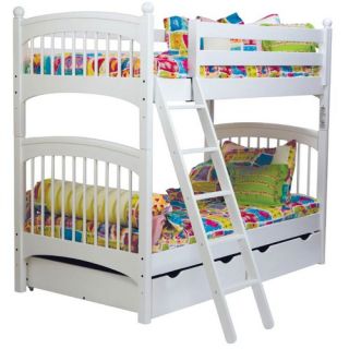 Windsor Twin over Twin Bunk Bed with Storage