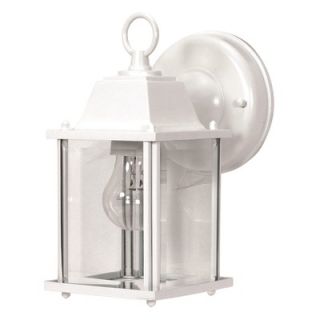 TransGlobe Lighting Vanity Light with Clear Ribbed Glass Shade