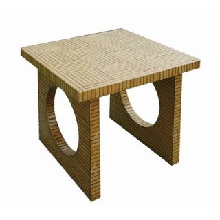 Wayborn Architectural Bamboo End Table   5677Y