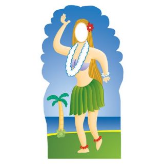 Advanced Graphics Hula Girl Stand In Life Size Cardboard Stand Up