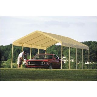ShelterLogic 12 x 26 2 Frame 10 Leg Canopy with Tan Cover