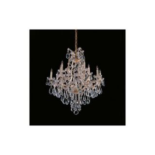 Crystorama Bohemian Crystal 13 Light Candle Chandelier   4413 CH CL