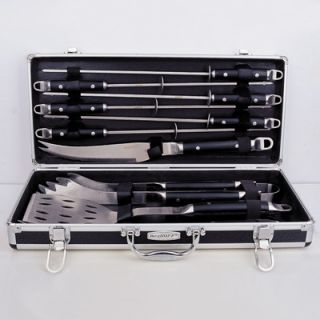 BergHOFF 10 Piece Barbecue Set with Case